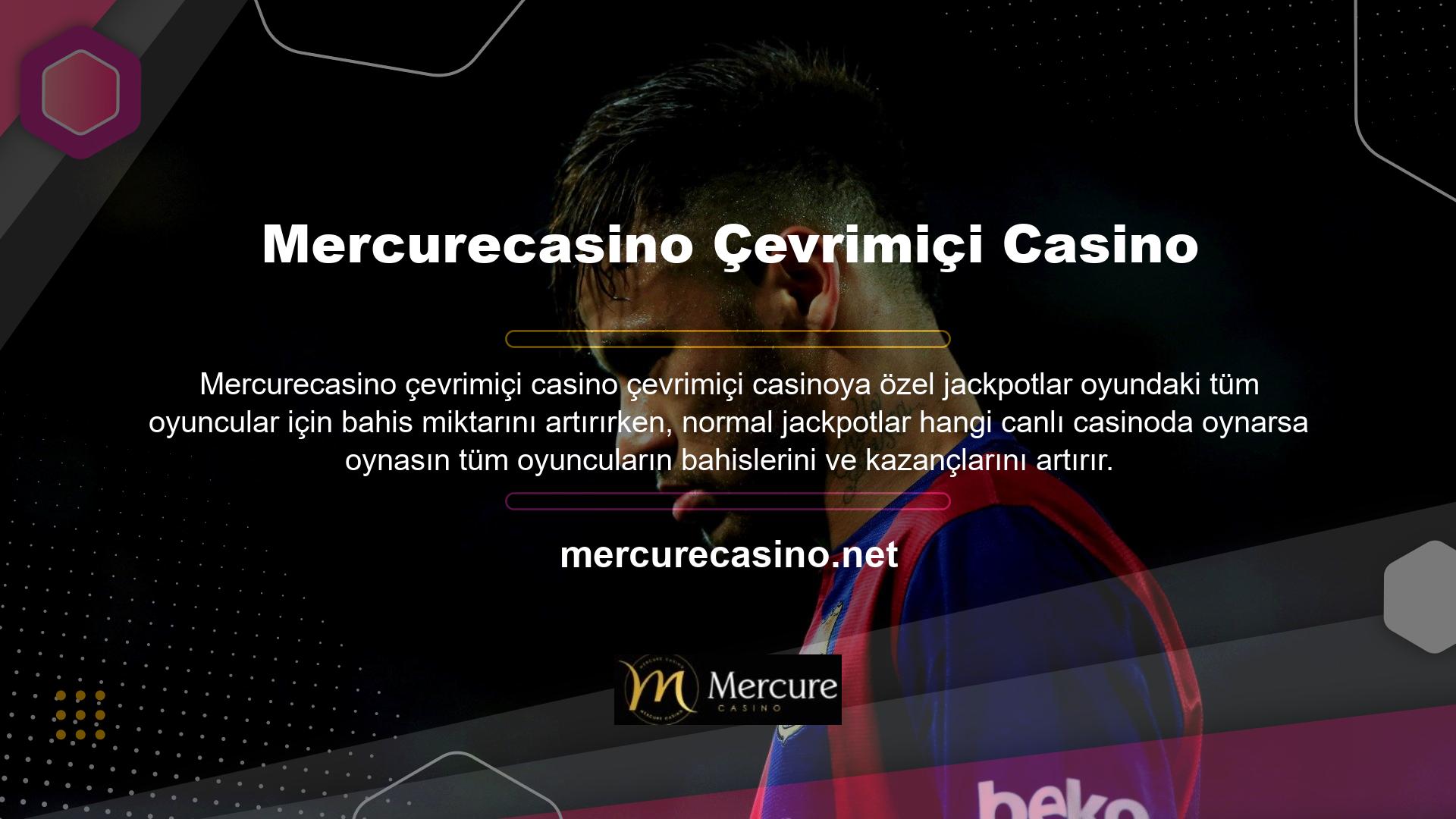 Mercurecasino jackpot oyunları geniş bir seçenek yelpazesi sunar ve oldukça karlı olma potansiyeline sahiptir